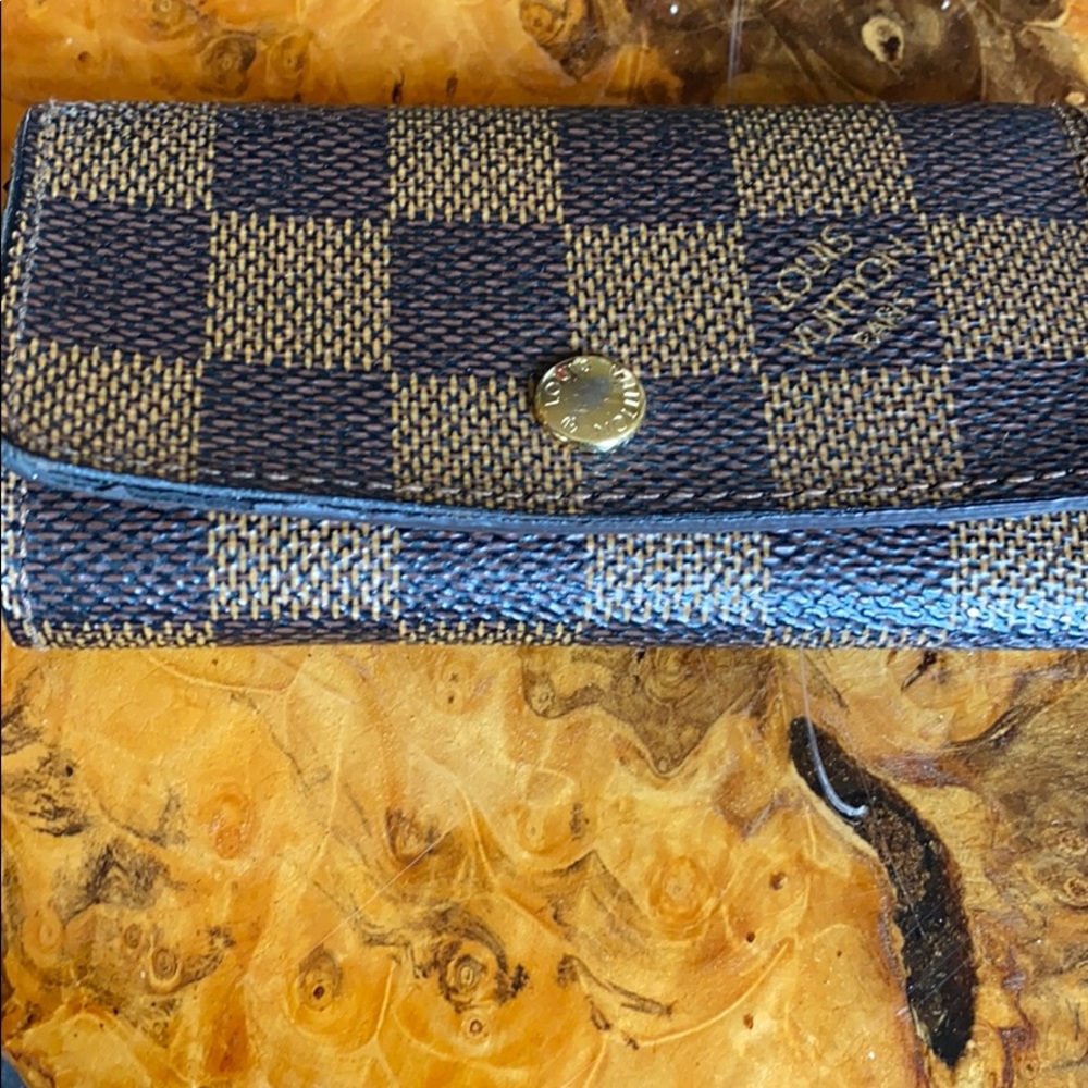 Damier Ebene Key Holder